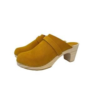 NEW DANISH CLOGS women's maj clog shoes in yellow